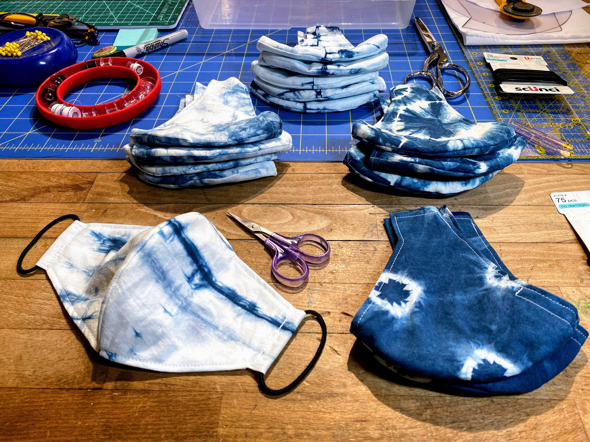 New batch of shibori masks coming up!