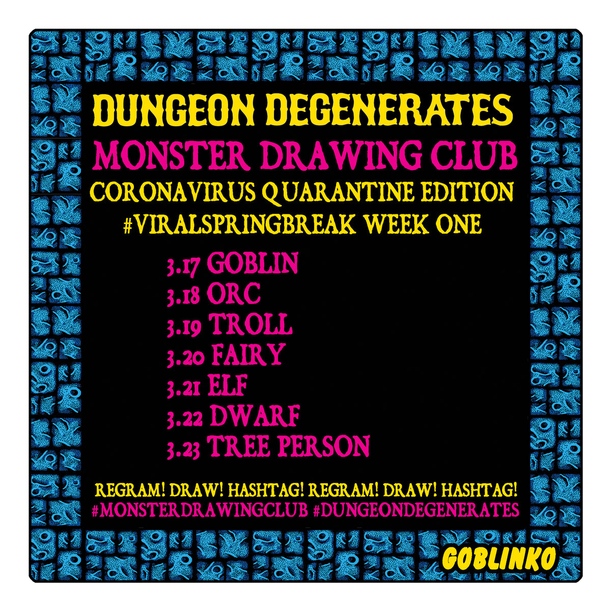 MONSTER DRAWING CLUB RETURNS