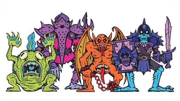 DUNGEON DEGENERATES X OLD SKULL MINIS