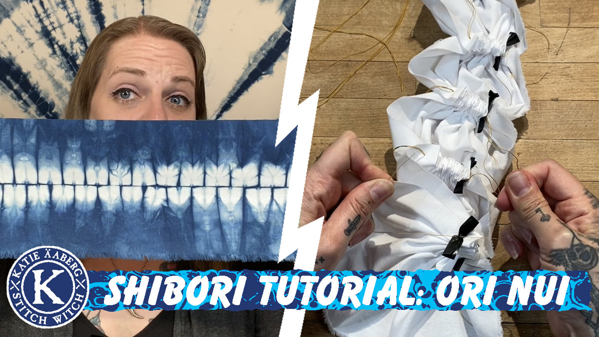Shibori Tutorial: Ori Nui (Teeth) Binding
