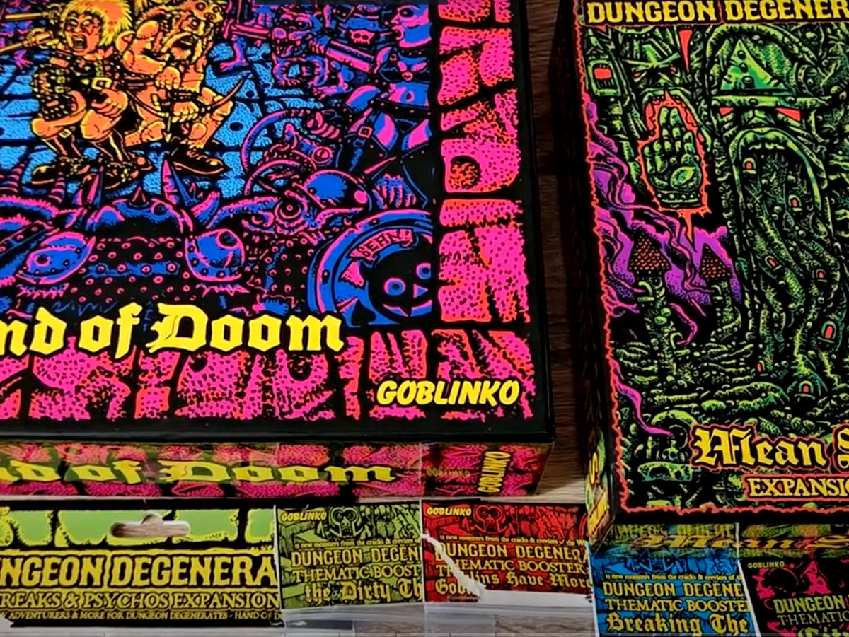 FRANKSIE'S MEDIOCRE GAMING - WHAT'S IN THE BOX - DUNGEON DEGENERATES