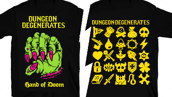 NEW DUNGEON DEGENERATES T-SHIRTS!