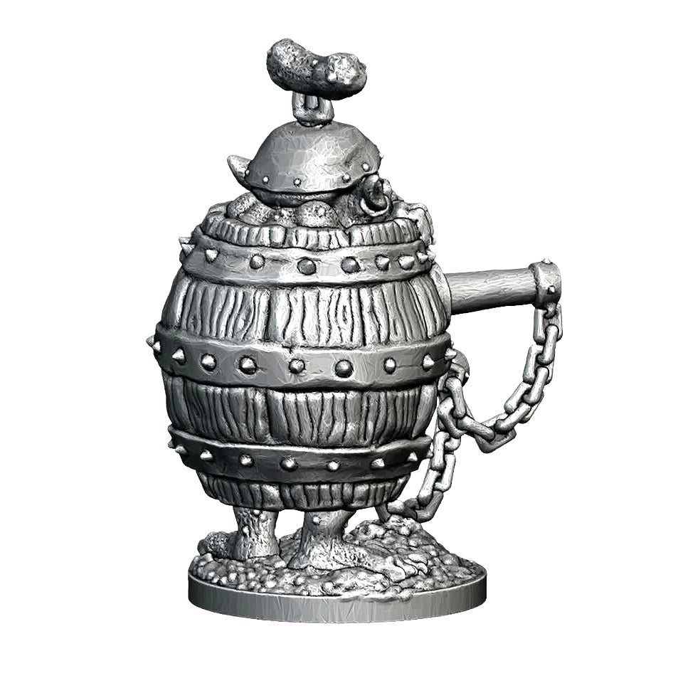 DUNGEON DEGENERATES MINIATURE STL FILE -PICKLE BLASTER