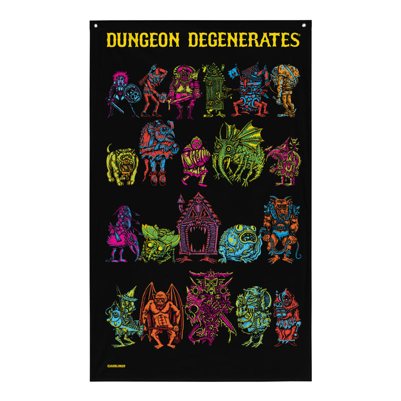 Dungeon Degenerates Monsters I Flag