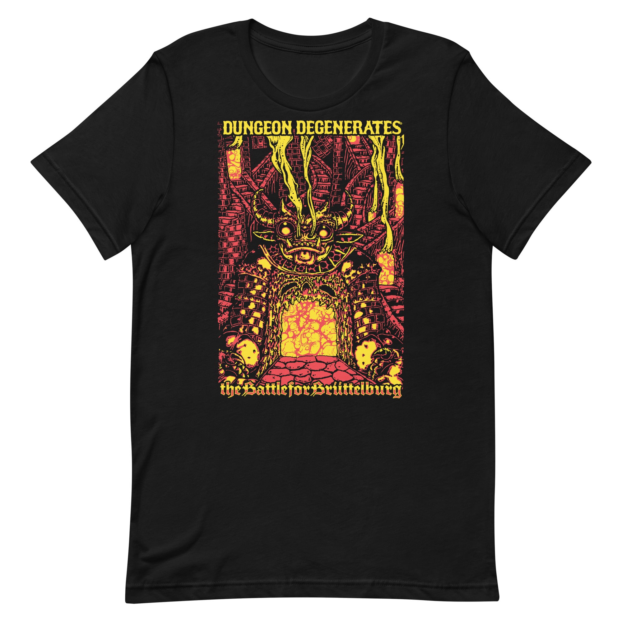 The Battle For Brüttelburg Unisex t-shirt