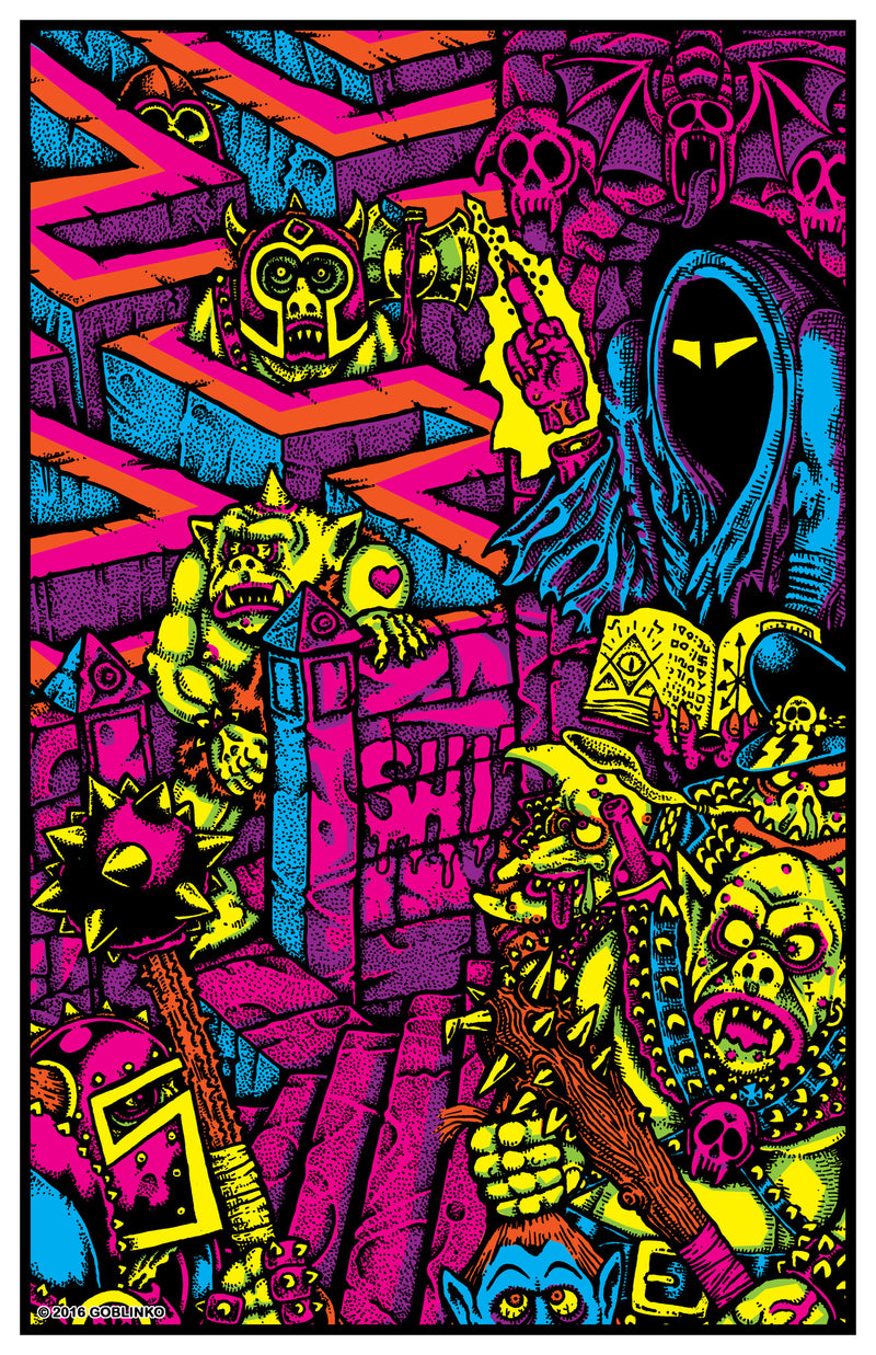 PORK #15 Necromancer's Maze Poster