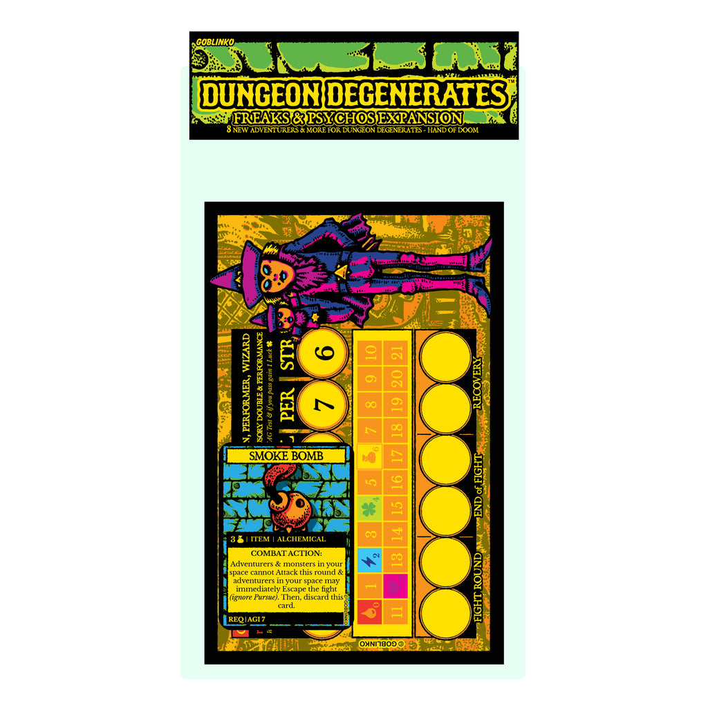 Dungeon Degenerates Freaks & Psychos Expansion