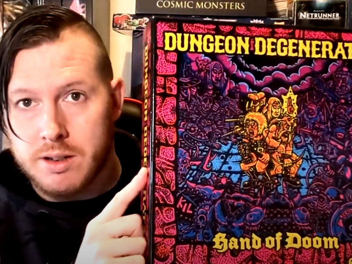 SEVERN GAMING NETWORK REVIEW OF DUNGEON DEGENERATES: HAND OF DOOM