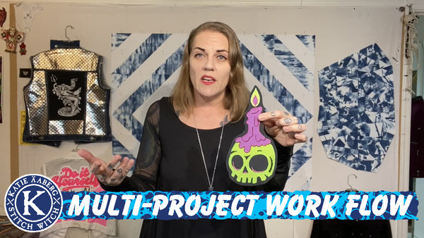 Talking about my process and how multi-project work flow (with work in progress)