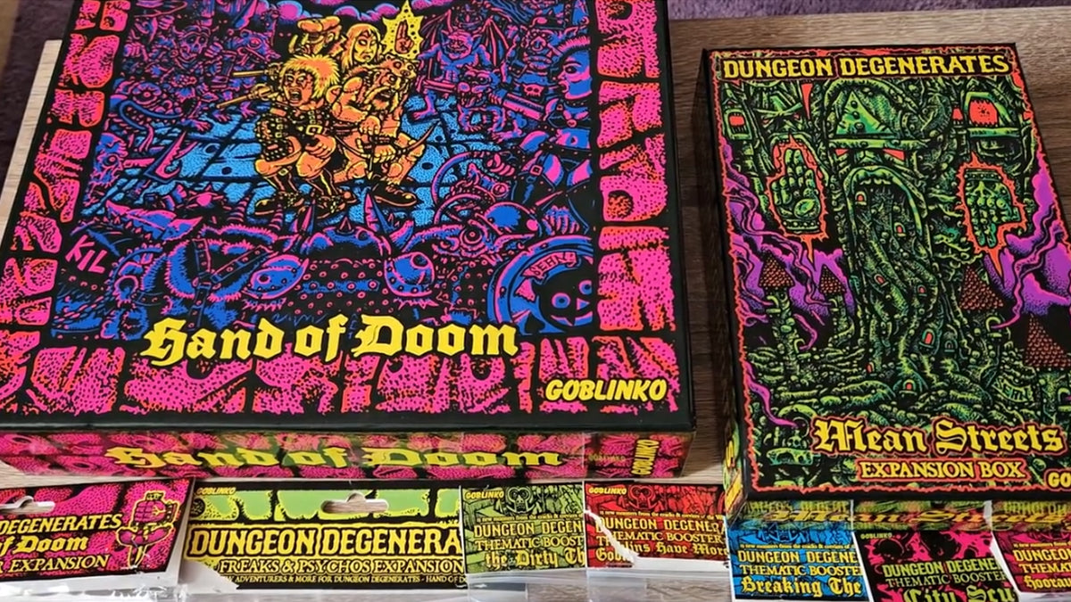 NEW DUNGEON DEGENERATES STUFF FROM 5TH PRINTING KICKSTARTER UNBOXING