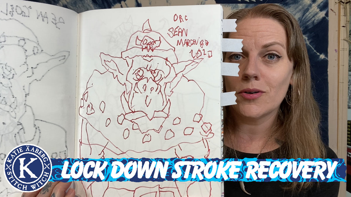 New vlog post about stroke recovery in lockdown - includes a time lapse of Sean drawing at the end!