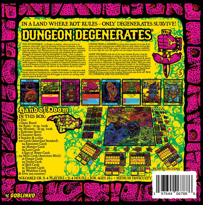 Dungeon Degenerates: Hand of Doom - Fifth Printing