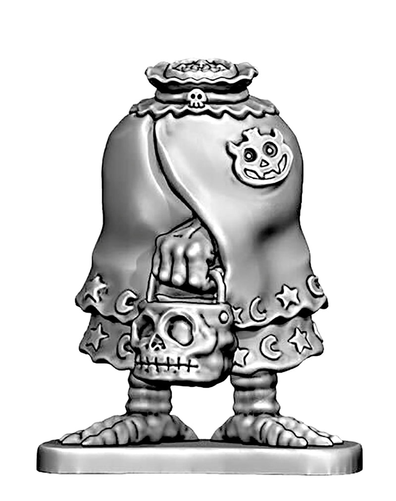 MINIATURE STL FILE - HALLOWEENER - HEADLESS TRICK OR TREATER