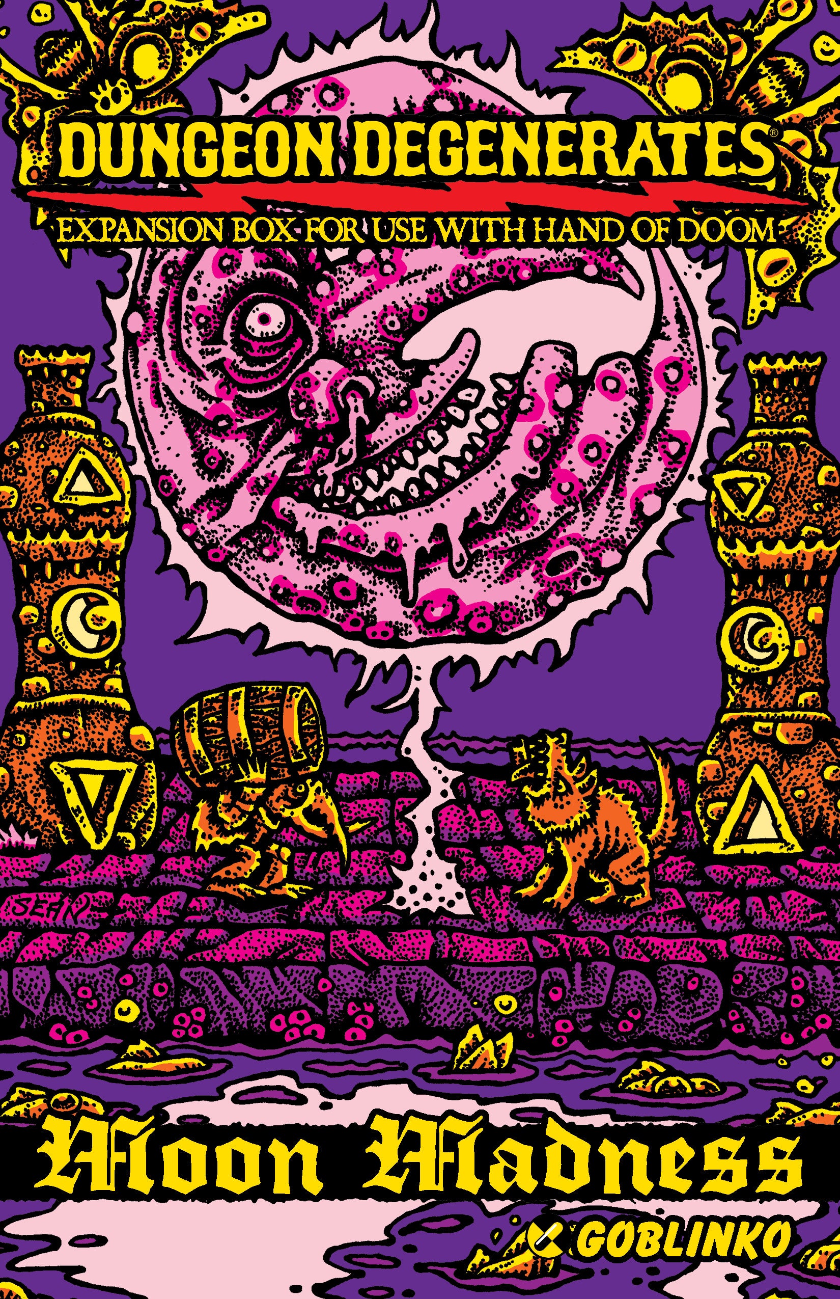 Moon Madness Expansion for DUNGEON DEGENERATES - HAND OF DOOM