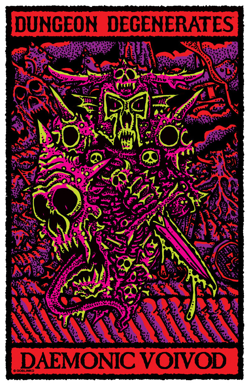 Dungeon Degenerates Poster - Daemonic Voivod