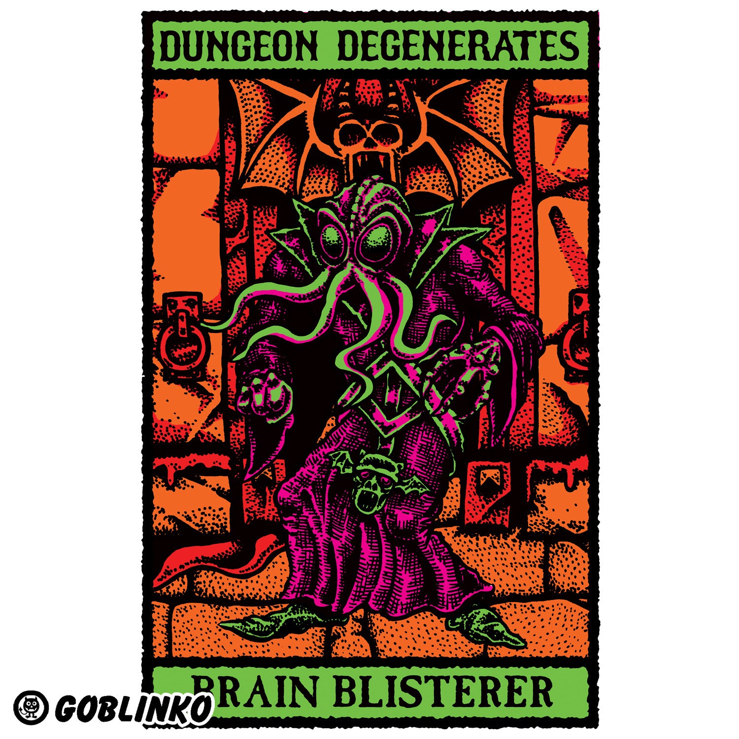 Dungeon Degenerates Poster - Brain Blisterer – GOBLINKO