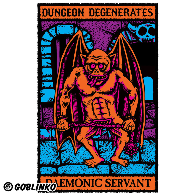 Dungeon Degenerates Poster - Daemonic Servant