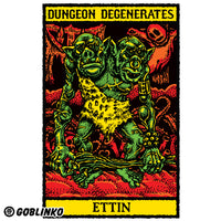 Dungeon Degenerates Poster - Ettin