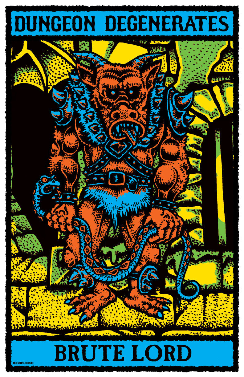 Dungeon Degenerates Poster - Brute Lord