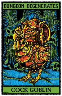 Dungeon Degenerates Poster - Cock Goblin