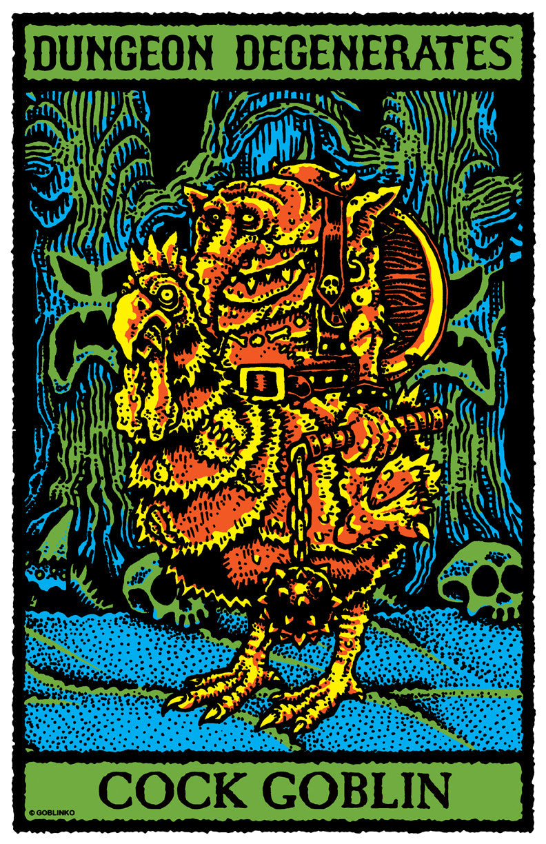 Dungeon Degenerates Poster - Cock Goblin