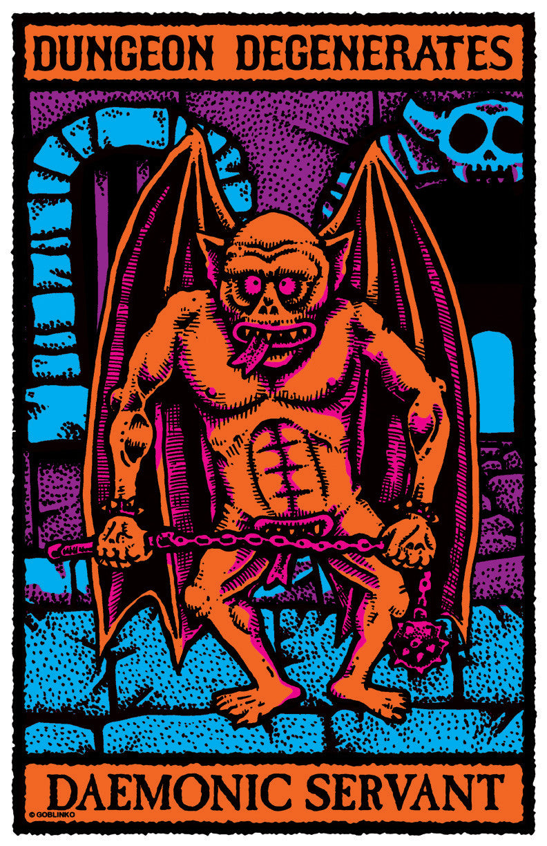 Dungeon Degenerates Poster - Daemonic Servant
