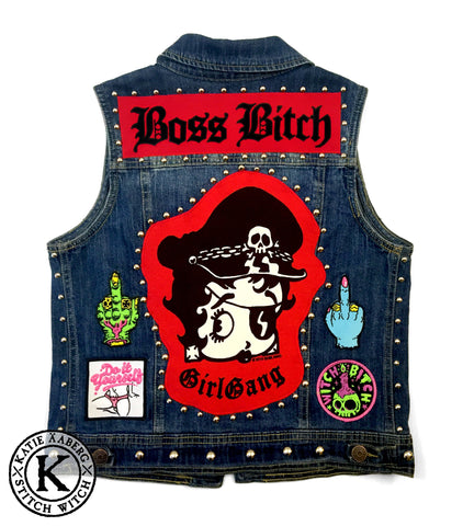 Stitch Witch - Fuck You - Pay Me - Custom Jacket