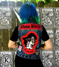 Stitch Witch - Boss Bitch - Custom Vest