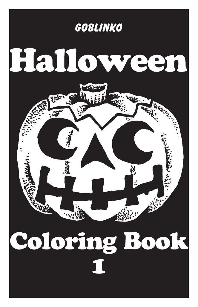 All Three Halloween Coloring Books