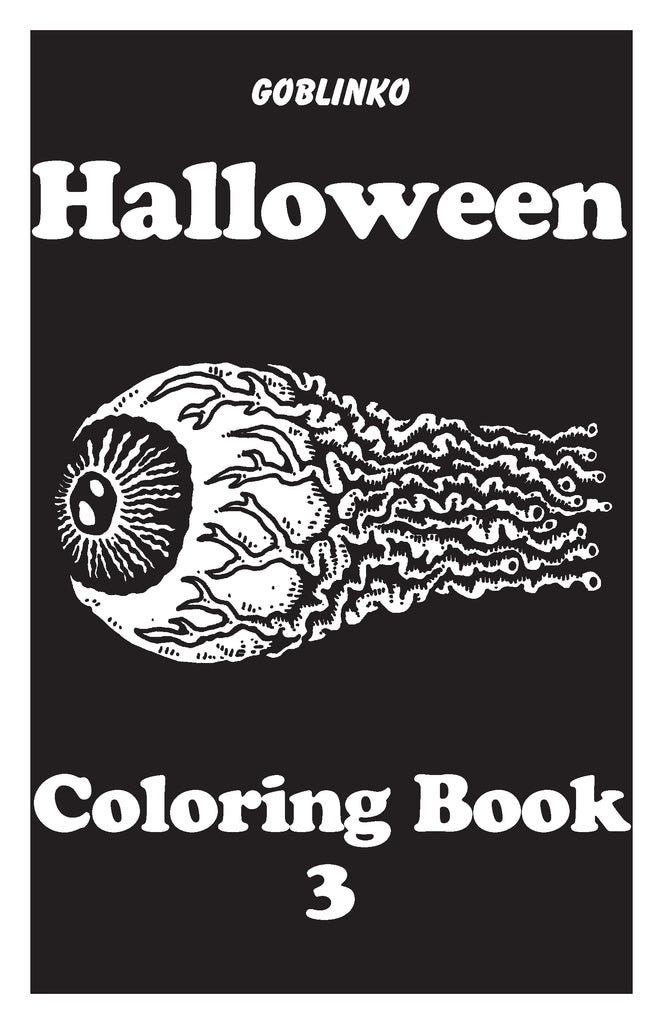 All Three Halloween Coloring Books