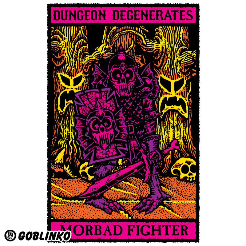 Dungeon Degenerates Poster - Morbad Fighter