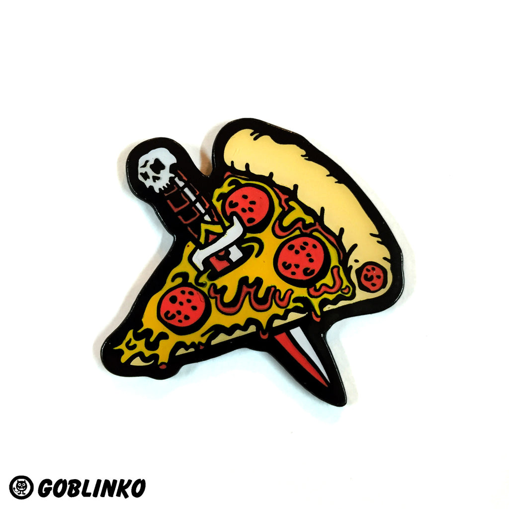 Pizza Knife Enamel Pin