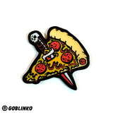 Pizza Knife Enamel Pin