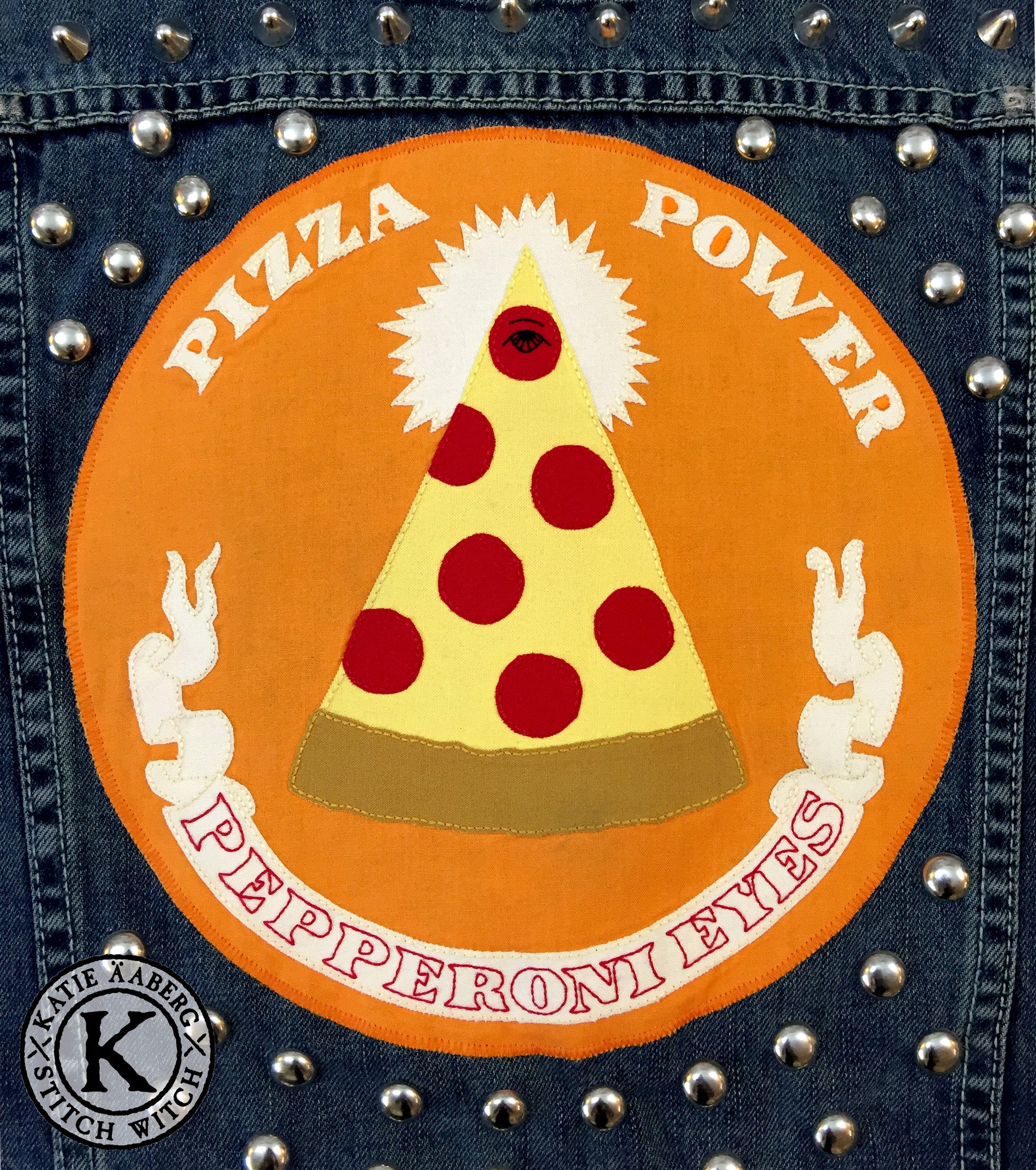 Stitch Witch - Pizza Power - Custom Jacket