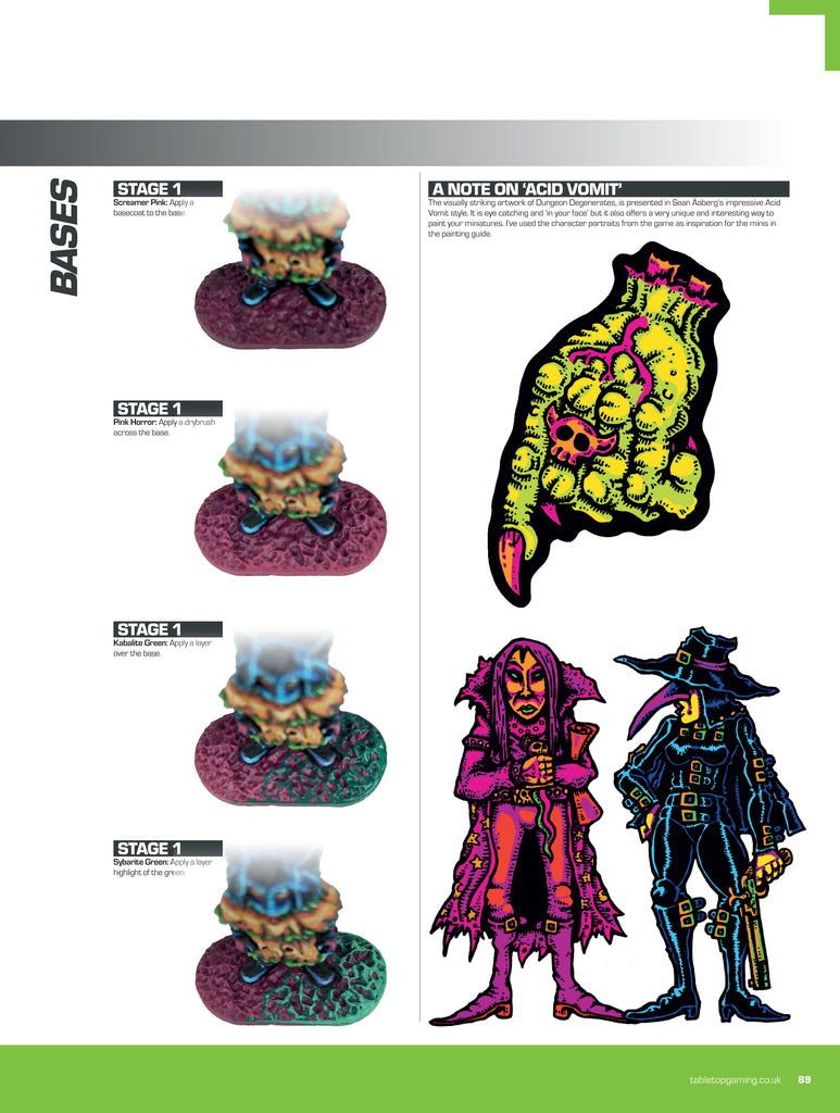 Dungeon Degenerates Adventurer Miniatures - Freaks & Psychos - In Metal