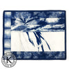 Stitch Witch - Hand Dyed, Quilted, Shibori Indigo Space Mat #5
