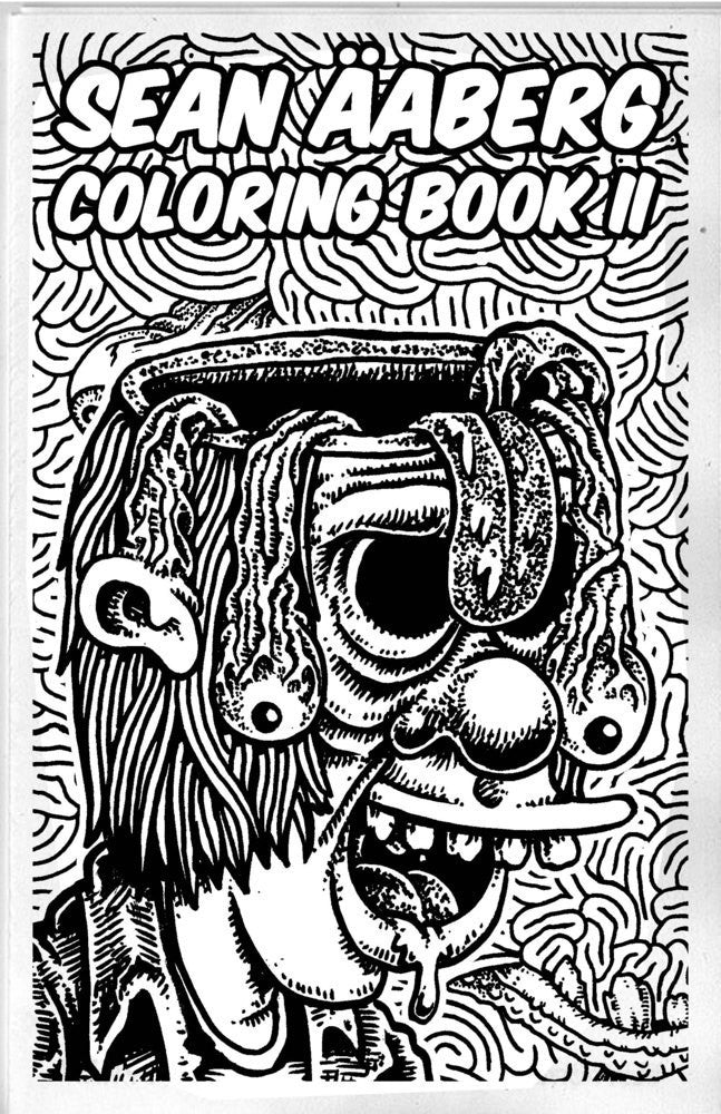 Sean Aaberg Weirdo Art Coloring Books Set (1-5)