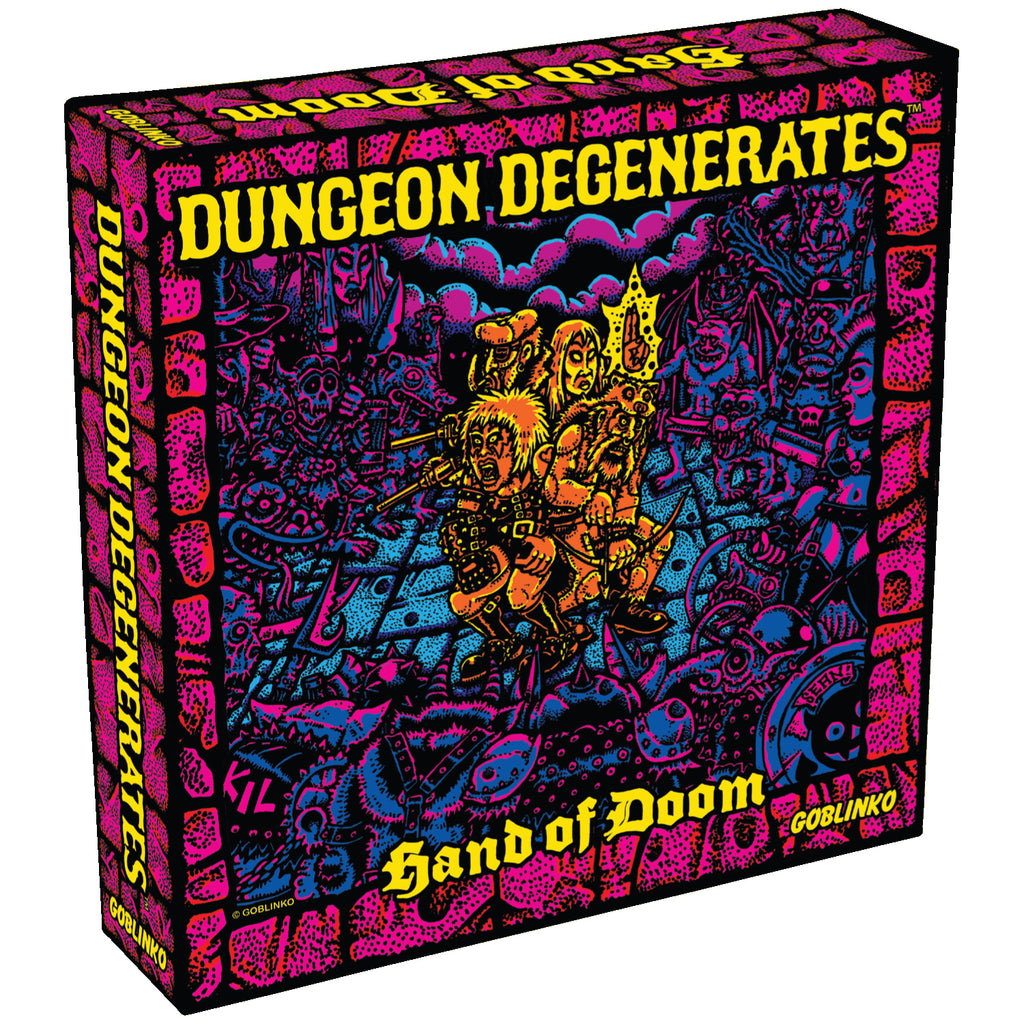 DUNGEON DEGENERATES - HAND OF DOOM - BOARD GAME - 4TH & BELOW PRINTING