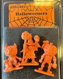 Plastic Halloween Figures: Orange - Halloweeners