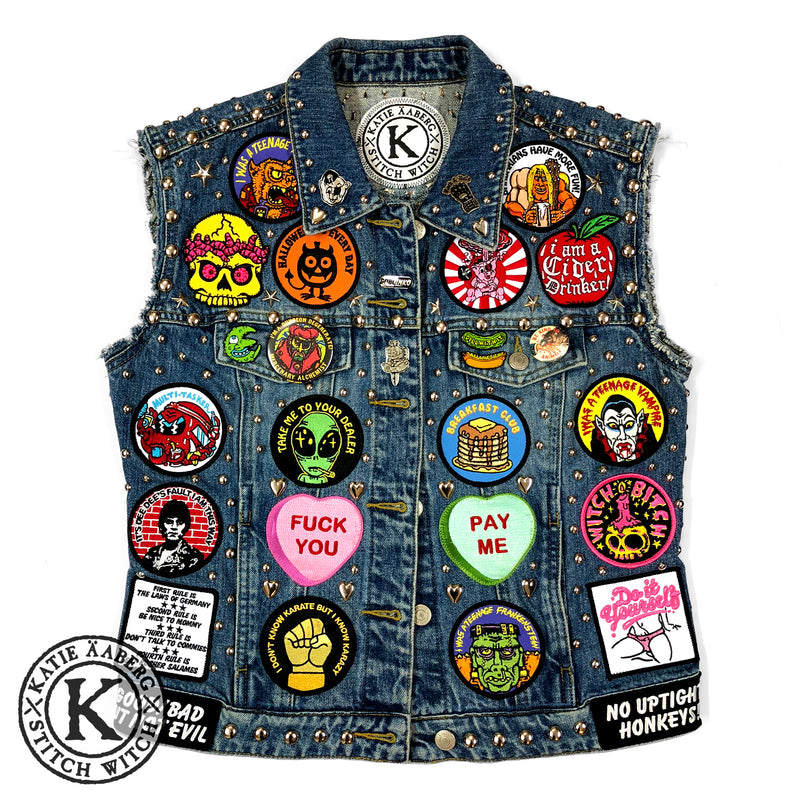 Stitch Witch - Total Goblinko Patcher - Custom Vest